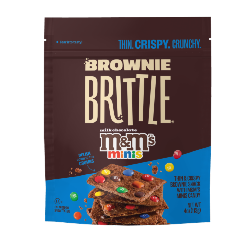 Sheila G's® M&M's® Minis Brownie Brittle® Perspective: front