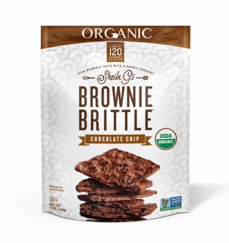 Sheila G's Chocolate Chip Brownie Brittle Perspective: front