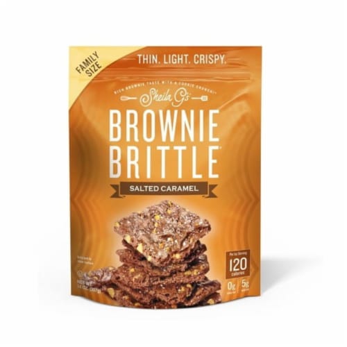 14oz Sheila G's Salted Caramel Brownie Brittle Perspective: front