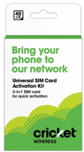 Cricket BYOD Activation Kit Perspective: front