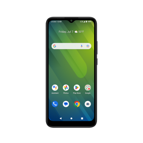Cricket Wireless Icon 5 Phone Perspective: front
