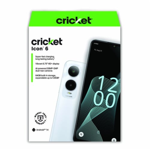Cricket Wireless Icon™ 6 Perspective: front