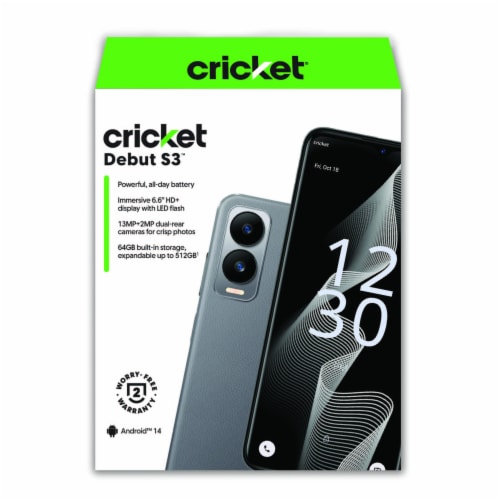 Cricket Wireless Debut S3 Perspective: front