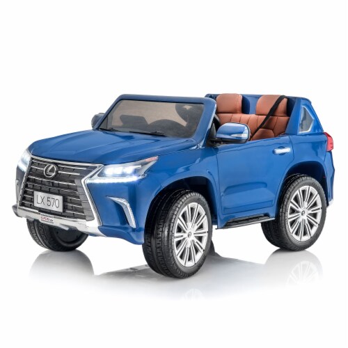 SUPERtrax Licensed Lexus LX570 Kids Ride On Toy Car w Controller Nightfall Mica 1 Piece Foods Co