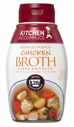 Kitchen Accomplice Reduced Sodium Chicken Broth Perspective: front
