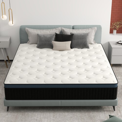 Chevni 14 Inch Twin Size Mattress In A Box Hybrid Spring Memory Foam Medium Firm Bed In A Box Twin 14 Inch Fred Meyer
