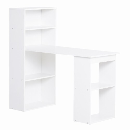 White desk bookcase combination online