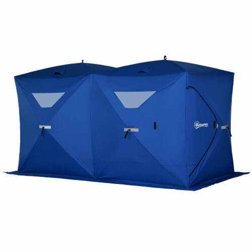 8 Person Ice Fishing Shelter, Waterproof Oxford Fabric Portable