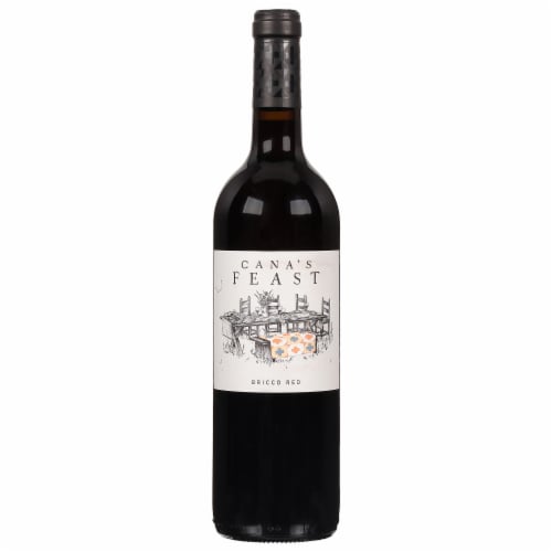 Cana's Feast Bricco Red Sangiovese Syrah Blend Washington Red Wine Perspective: front