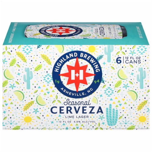 Highland Brewing Seasonal Berryful Fruited Ale Craft Beer Cans Perspective: front