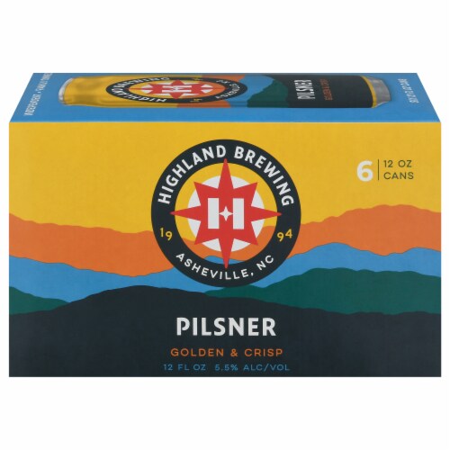 Highland Brewing Company Pilsner Perspective: front