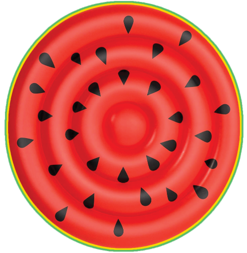 Game Watermelon Island Pool Float Perspective: front