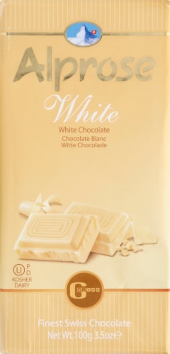 Alprose White Chocolate Bar Perspective: front