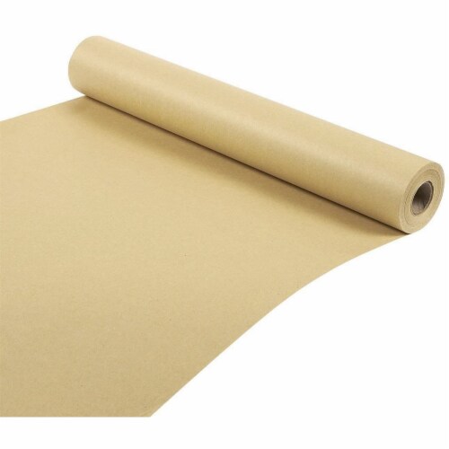 Kraft Brown Wrapping Paper for Gifts, Packing, Table Covering (17.5 In x  100 Ft Roll), PACK - Kroger