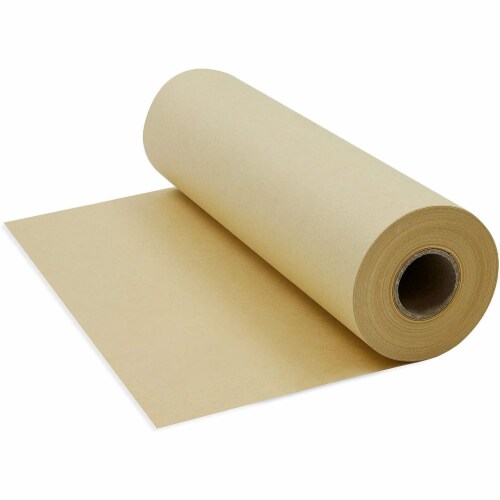 100 Ft Versatile Brown Kraft Jumbo Paper Roll for Packing Crafts