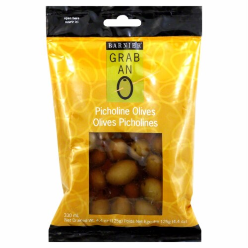 Barnier Picholine Olives Perspective: front