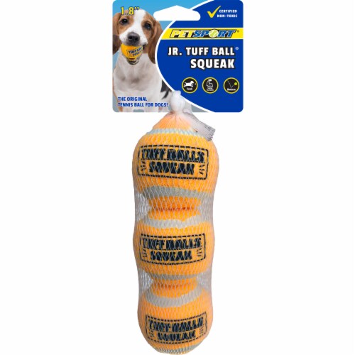 PetSport® Squeak Jr. Tuff Ball® Tennis Ball Perspective: front