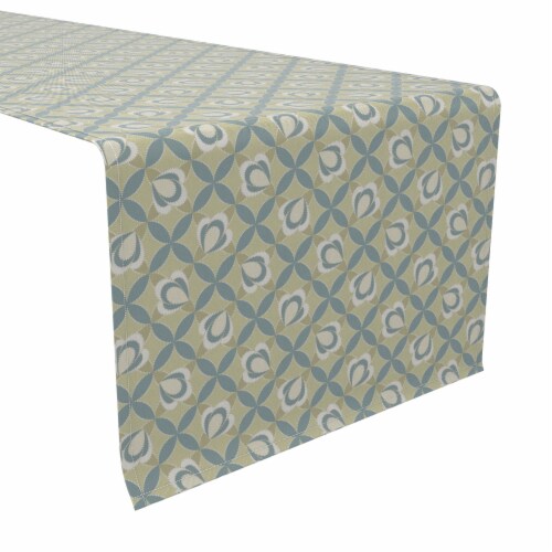 Table Runner, 100% Cotton, 16x72 , Decorative Abstract Print, 16 x 72 ...