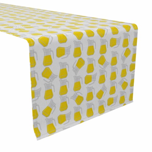 Table Runner, 100% Cotton, 16x90 , Lemonade Pitchers Perspective: front