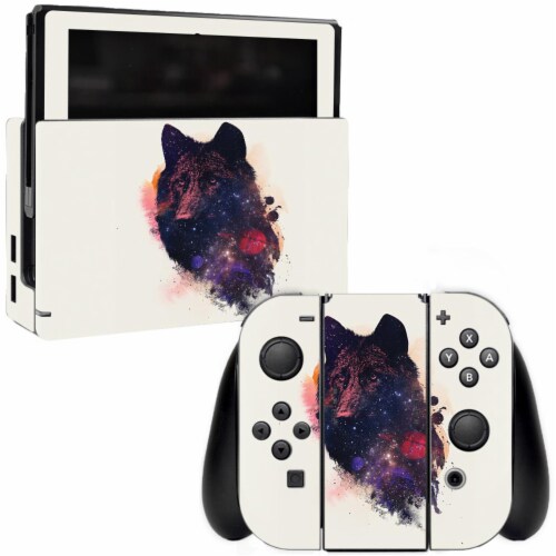 MightySkins NISWI-Universal Wolf Skin for Nintendo Switch, Universal Wolf Perspective: front