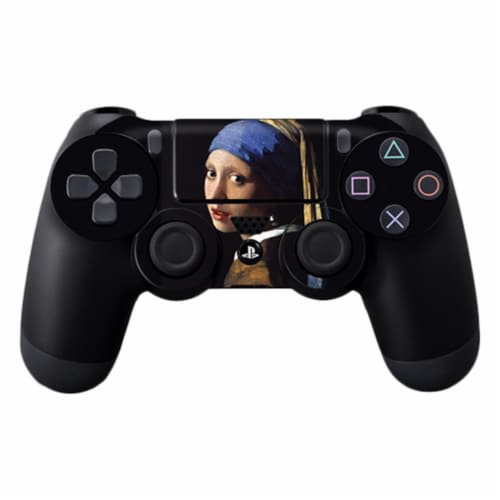 MightySkins SOPS4CO-Girl With Pearl Earring Skin for Sony PS4 Controller - Girl with Pearl Ea Perspective: front