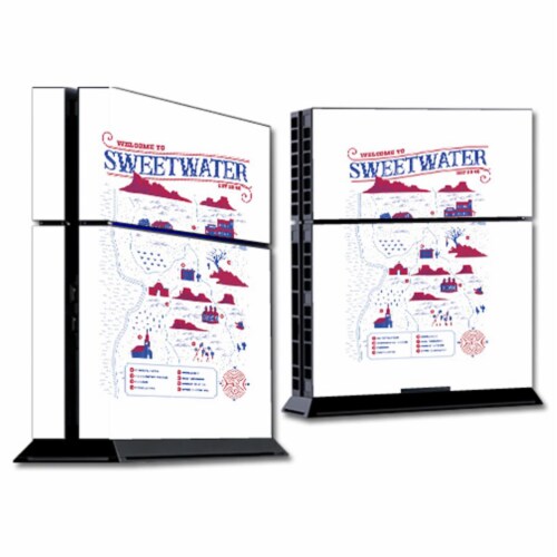 MightySkins SOPS4-Sweetwater Map Skin for Sony PS4 Console - Sweetwater Map Perspective: front