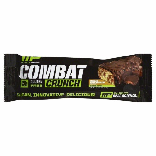 MP Combat Crunch Chocolate Peanut Butter Bar Perspective: front