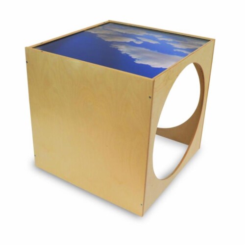 Whitney Brothers WB0212 Plexi Top Play House Cube - 29 x 30 x 29 in. Perspective: front