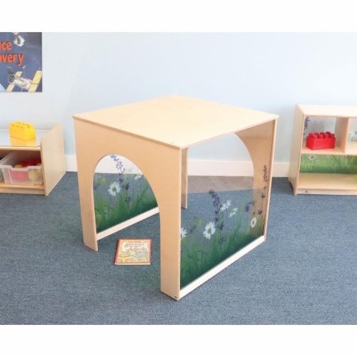 Whitney Brothers WB0442 Nature View Play House Cube, Natural Perspective: front