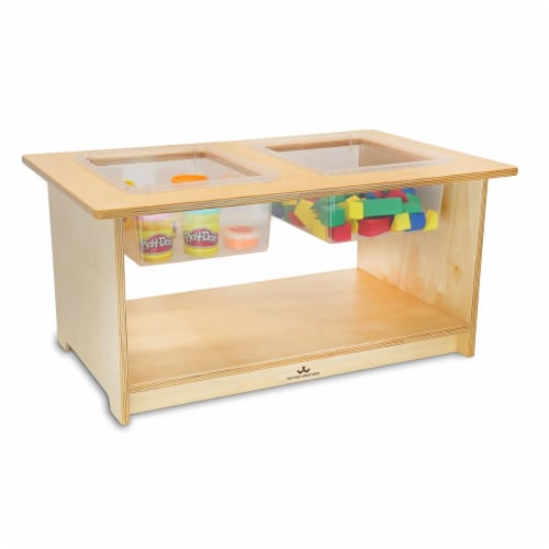 Whitney Brothers WB1854 Toddler Sensory Table, Natural UV Perspective: front