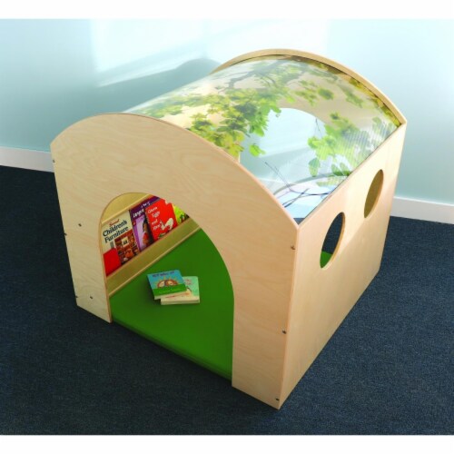 Whitney Brothers WB2190 Nature Reading Haven with Floor Mat Set - 39.50 x 39 x 38 in. Perspective: front