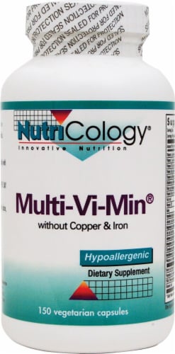 NutriCology  Multi-Vi-Min without Copper and Iron Perspective: front
