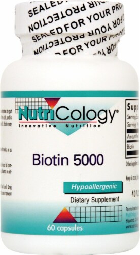 NutriCology  Biotin 5000 Perspective: front