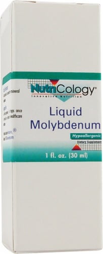 NutriCology  Molybdenum Liquid Perspective: front