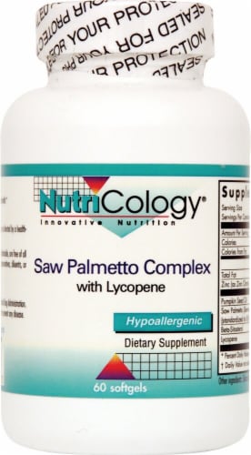 NutriCology  Saw Palmetto Complex with Lycopene Perspective: front