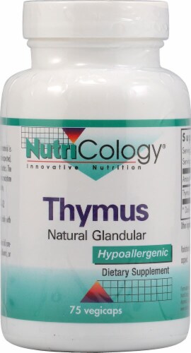 NutriCology  Thymus Natural Glandular Perspective: front