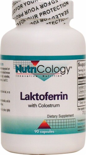 NutriCology  Laktoferrin with Colostrum Perspective: front