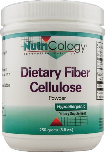 NutriCology  Dietary Fiber Cellulose Powder Perspective: front