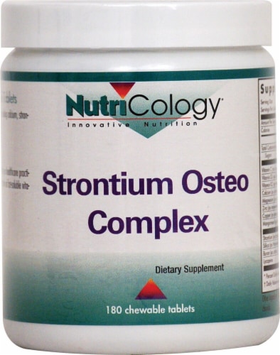NutriCology  Strontium Osteo Complex Perspective: front