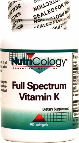 NutriCology  Full Spectrum Vitamin K Perspective: front