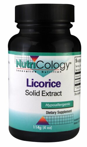 NutriCology  Licorice Solid Extract Perspective: front