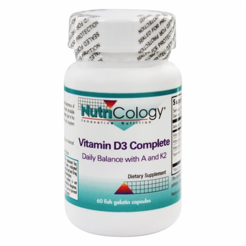 NutriCology  Vitamin D3 Complete Perspective: front