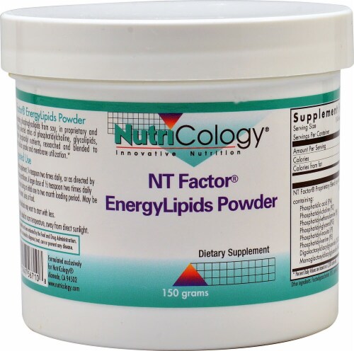 NutriCology  NT Factor® EnergyLipids Powder Perspective: front