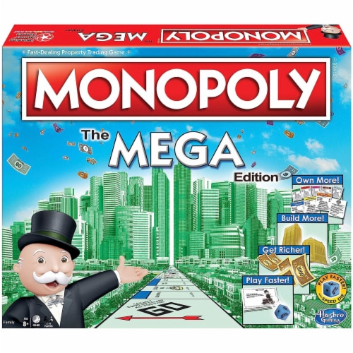 Winning Moves Games Monopoly The Mega Edition Board Game, 1 ct - Metro ...