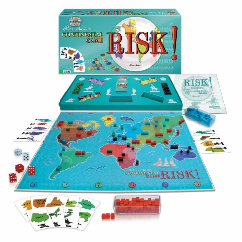 Winning Moves Games Risk 1959 Board Game Perspective: front