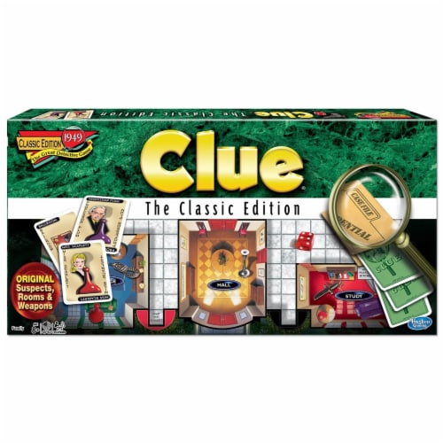 Winning Moves Games Clue Classic Edition Board Game Perspective: front