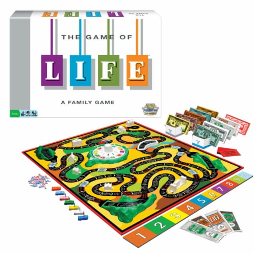 Winning Moves Games The Game of Life Classic Edition Board Game Perspective: front