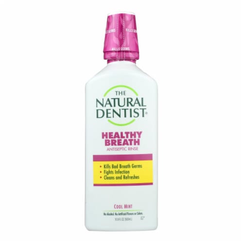 Natural Dentist Healthy Breath Antiseptic Rinse Perspective: front