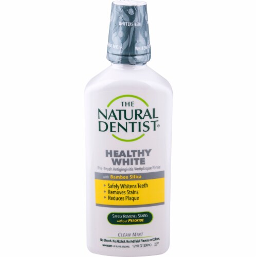Natural Dentist Healthy White Clean Mint Pre-Brush Rinse Perspective: front