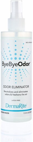 ByeByeOdor Deodorizer Eliminator, Medical Grade,  7.5 oz Spray ,1 bottle Perspective: front